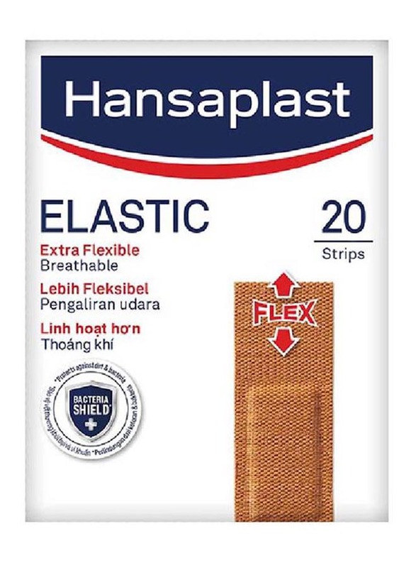 

Hansaplast Elastic Plaster Strip, 20 Strips