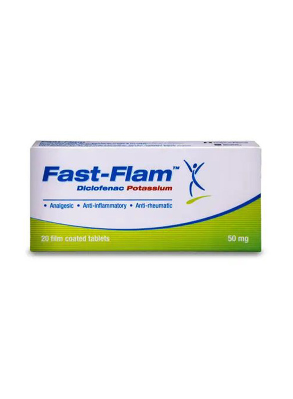 

Fast-Flam Tablet, 50mg, 20 Tablets