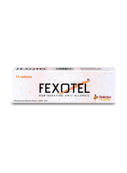 Batterjee Pharma Fexotel Tablet, 120mg, 14 Tablets