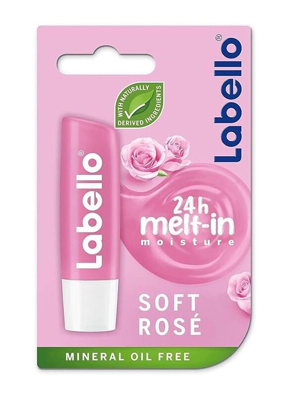 

Labello Soft Rose Moisturising Lip Balm, 4.8g