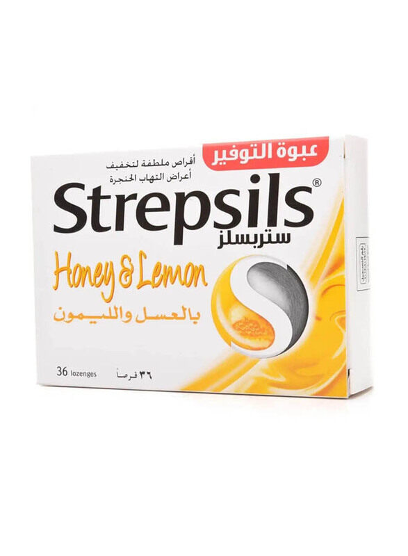 

Strepsils Honey & Lemon Lozenges, 36 Lozenges