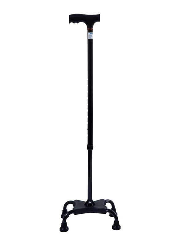 

Wolaid Aluminum Quad 4-Legged Walking Stick, JL924L, Multicolour
