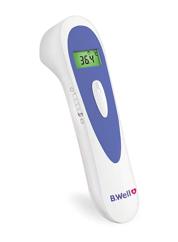 B.Well Non-Contact Infrared Digital Thermometer, MED-3000, White