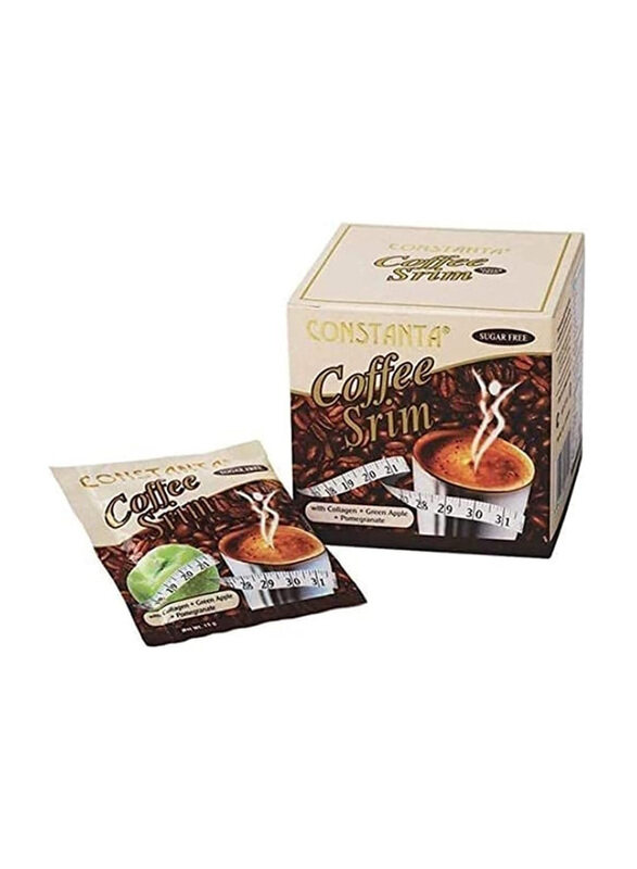 

Constanta Coffee Body Srim Sugar Free Instant Coffee, 15gm x 12 Sachets