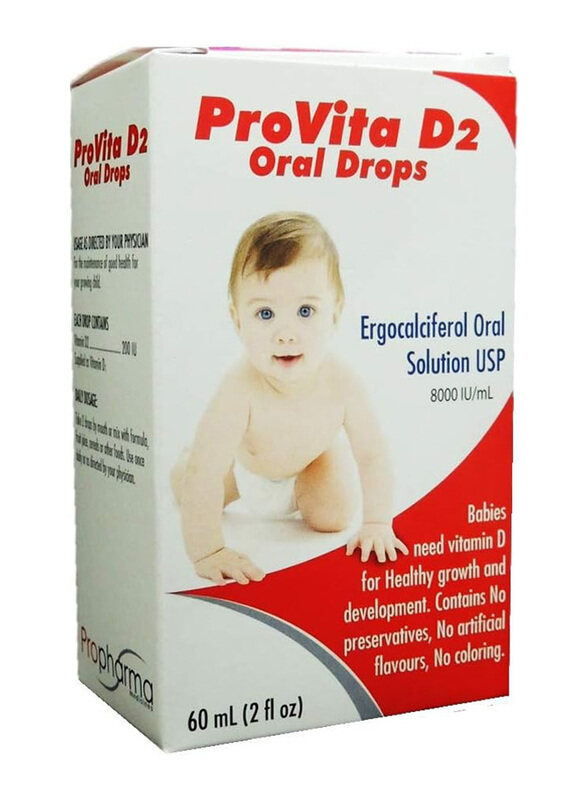 

Provita D2 Oral Drops, 60ml