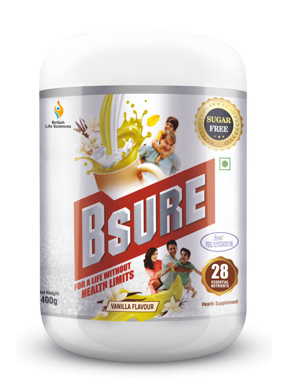 

Bsure Sugar Free Vanilla Flavour Powder, 400g