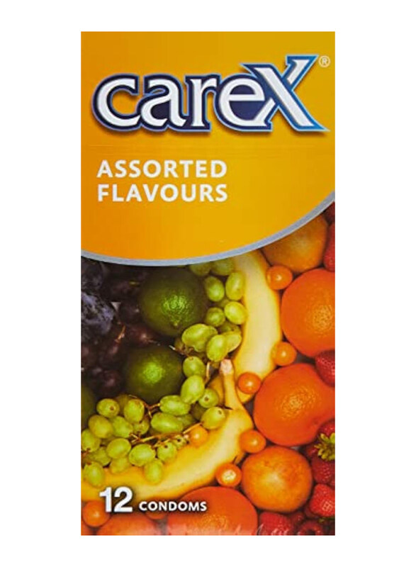 

Carex Assorted Flavour Condom, 12 Pieces