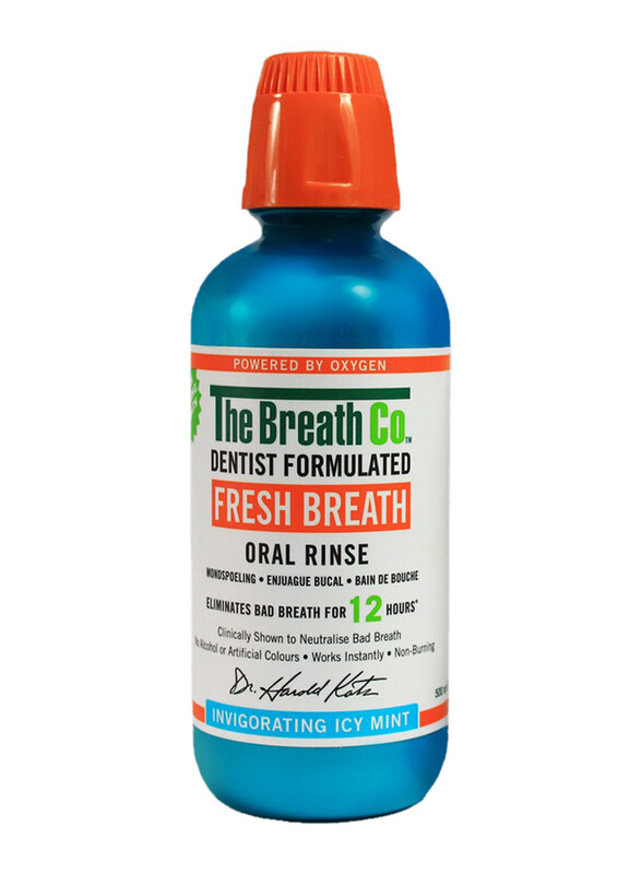 

The Breath Co Fresh Breath Oral Rinse Icy Mint, 500ml