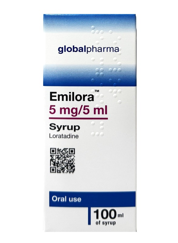 

Emilora Syrup Loratadine 100Ml, 5Mg / 5Ml