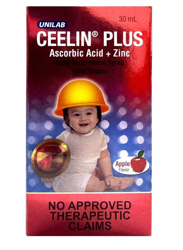 

Ceelin Ascorbic Acid + Zinc Oral Drops 30Ml