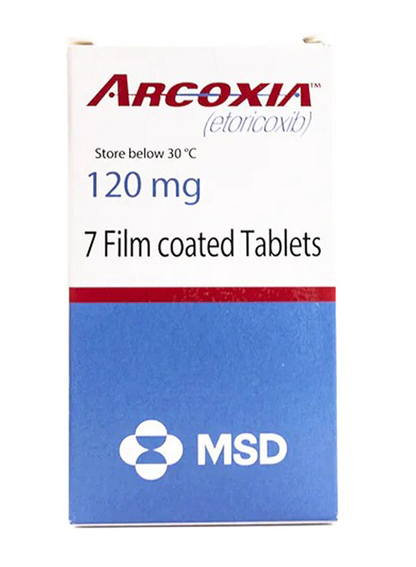 

MSD Arcoxia 120Mg, 7 Tablets