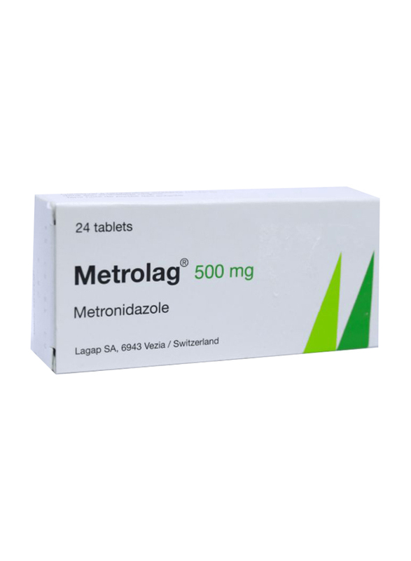 Lagap Metrolag 500mg, 24 Tablets