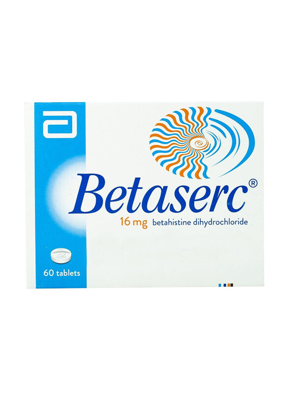 

Abbott Laboratories Betaserc, 16Mg, 60 Tablets