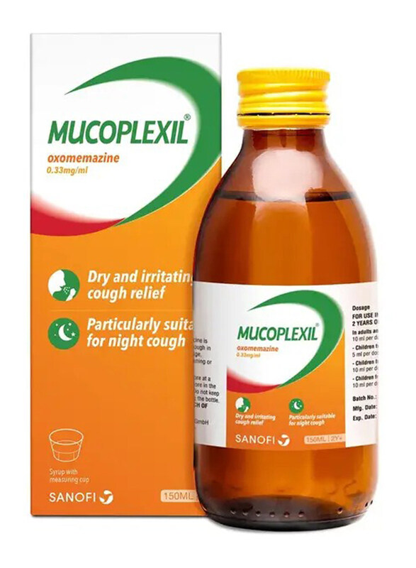 

Sanofi Mucoplexil 0.33mg/ml Syrup, 150ml