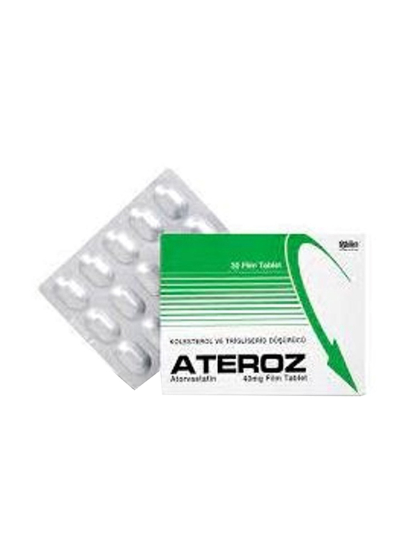 Bilim Pharma Ateroz 40mg Tab, 30 Tablets