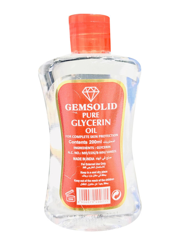 Gemsolid Pure Glycerin Oil, 200ml