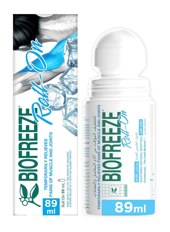

Biofreeze Pain Relief Roll-On Temporary Relief from Muscle & Joint Pain, 89ml