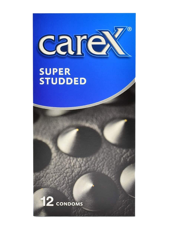 Carex Super Studded Condom, 12 Pieces