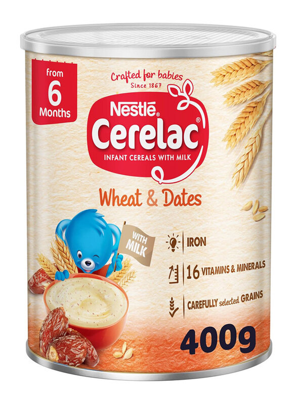 

Nestle Infant Cereal Wheat & Dates, 400g