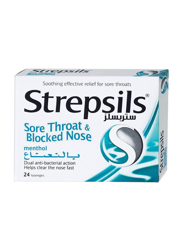 

Strepsils Menthol Lozenges, 24 Lozenges