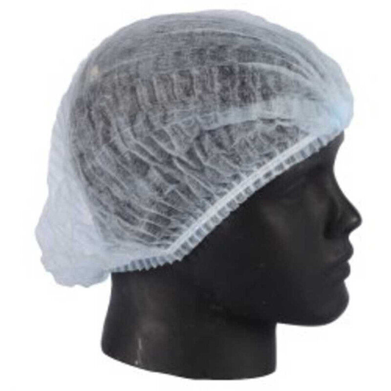 

Generic WHITE NON-WOVEN DISPOSABLE HAIR NET/MOB CAP/BOUFFANT CAP