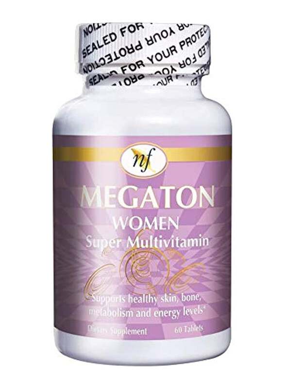 

Natural Fervor Megaton Women Super Multivitamin Dietary Supplement, 60 Tablets