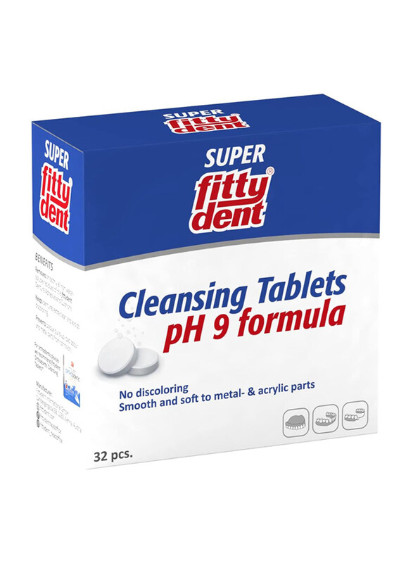 

Fitty Dent Powerful Anti Plaque Formula Cleansing Tablets, 32 Tablets