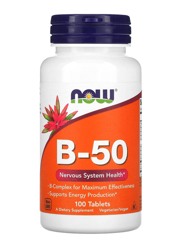 

Now Supplements, Vitamin B-50 mg, 100 Tablets