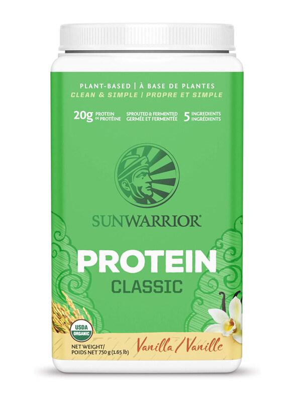 

Sunwarrior Classic Rice Protein, 750g, Vanilla