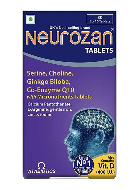 

Vitabiotics Neurozan Tablet, 30 Tablets