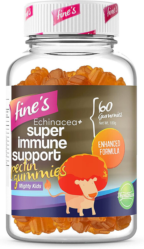 

Fine's Echinacea+ Super Immune Support for Kids, 60 Pectin Gummies, 180g