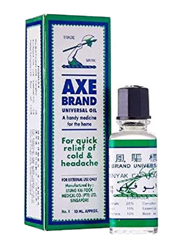 

Axe Brand Universal Oil From Singapore Cold and Pain Relief Oil, 4 x 10ml