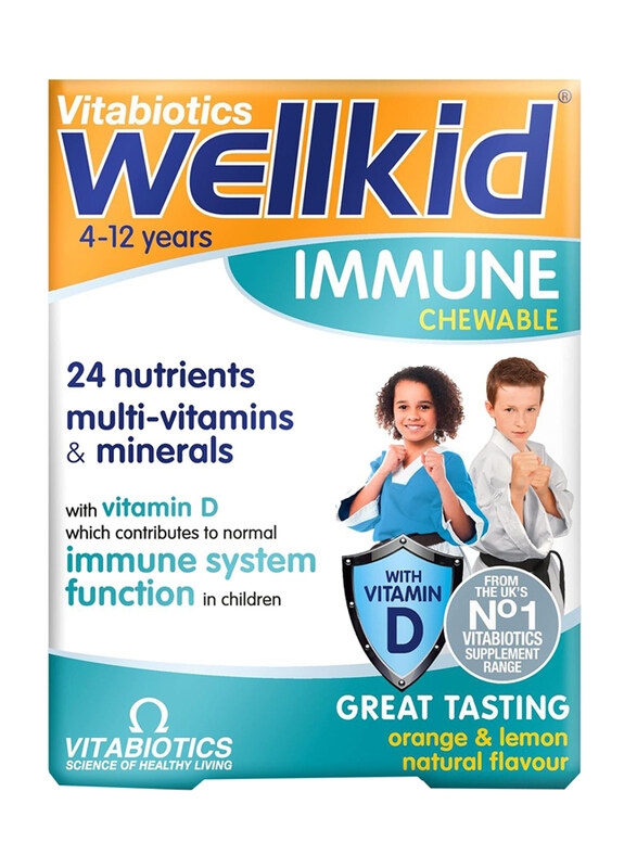 

Vitabiotics Wellkid Immune Chewable, 30 Tablets
