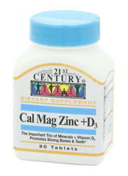 21St Century Cal Mag Zinc +D Tablets, 90 Tablets