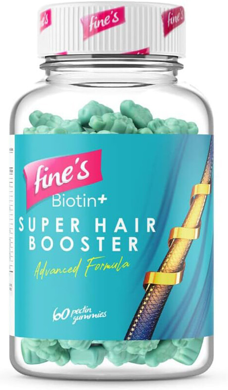 

Fine's Biotin+ Super Hair Booster Advanced Formula, 60 Pectin Gummies