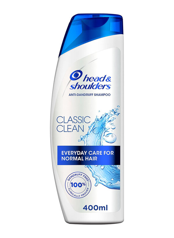 

Head & Shoulders Classic Clean Anti-Dandruff Shampoo for Normal Hair, 400ml