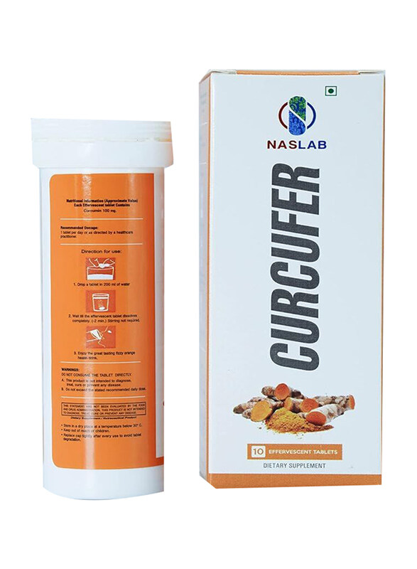 

Naslab Curcufer Effervescent Tablets, 10 Tablets