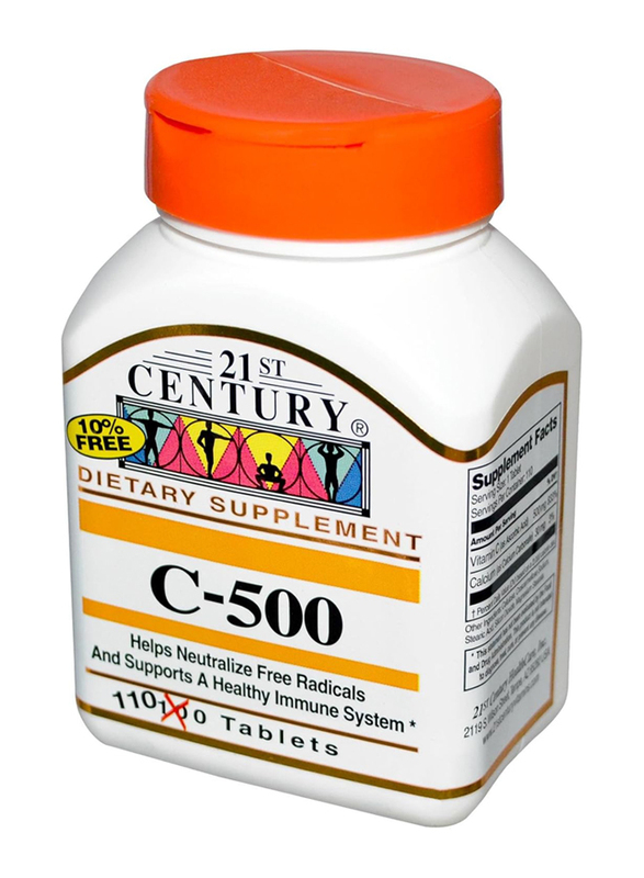 21St Century Vit C Tablets, 500mg, 110 Tablets