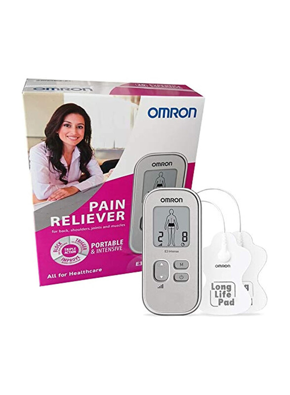 

Omron E3 Intense Drug-free Portable Pain Reliever, Grey