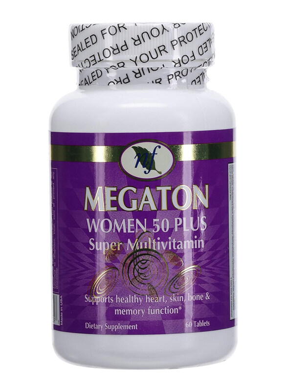 

Natural Fervor Megaton Women 50 Plus Super Multivitamin Dietary Supplement, 60 Tablets