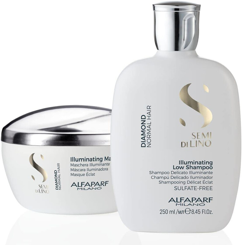 

Alfaparf Milano Semi Di Lino Diamond Small Shampoo and Mask, Set