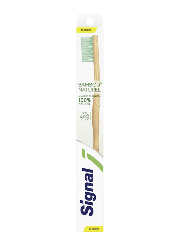 

Signal Manual Toothbrush Bamboo, Medium, 1 Piece
