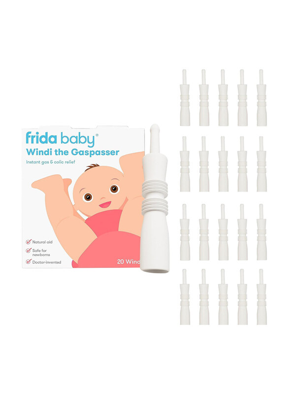 

Fridababy 10-Pieces Windi Gaspasser for Babies, White