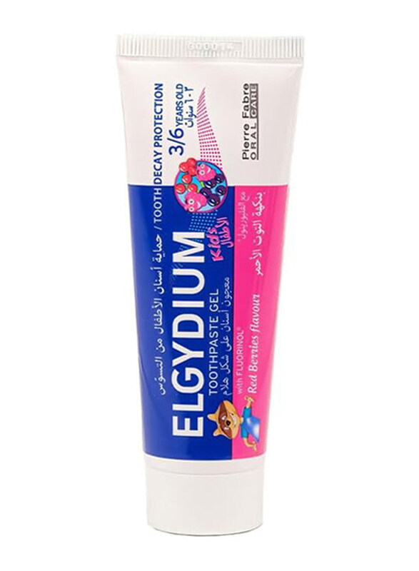 

Pierre Fabre Elgydium Tooth Decay Protection Kid's Red Berries Toothpaste Gel, 50ml