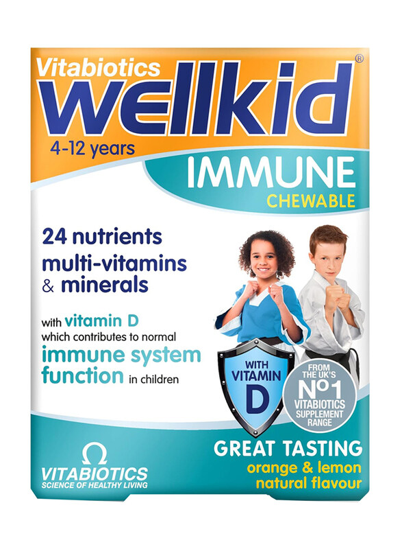 

Vitabiotics Wellkid Immune Chewable, 30 Tablets