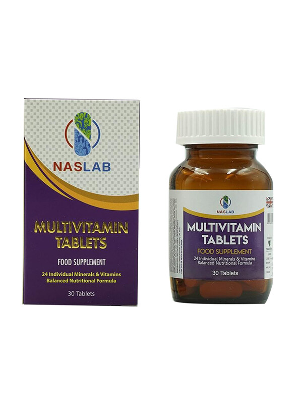 

Naslab Multivitamin Tablets, 30 Tablets