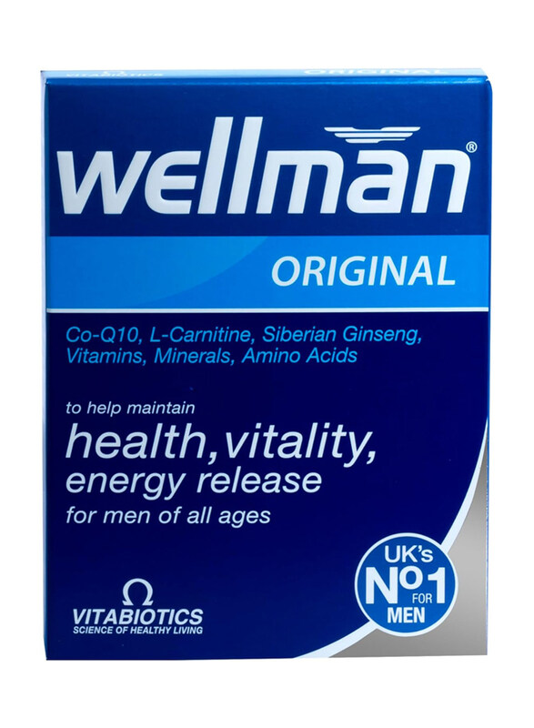 

Vitabiotics Wellman Energy Release Tablets, 30 Tablets