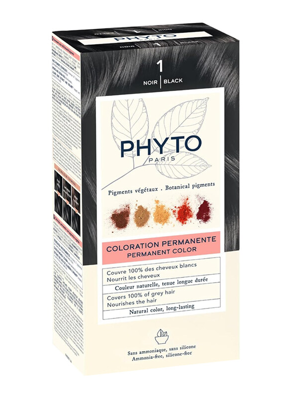 

Phyto Permanent Hair Colour, 100gm, 1 Black