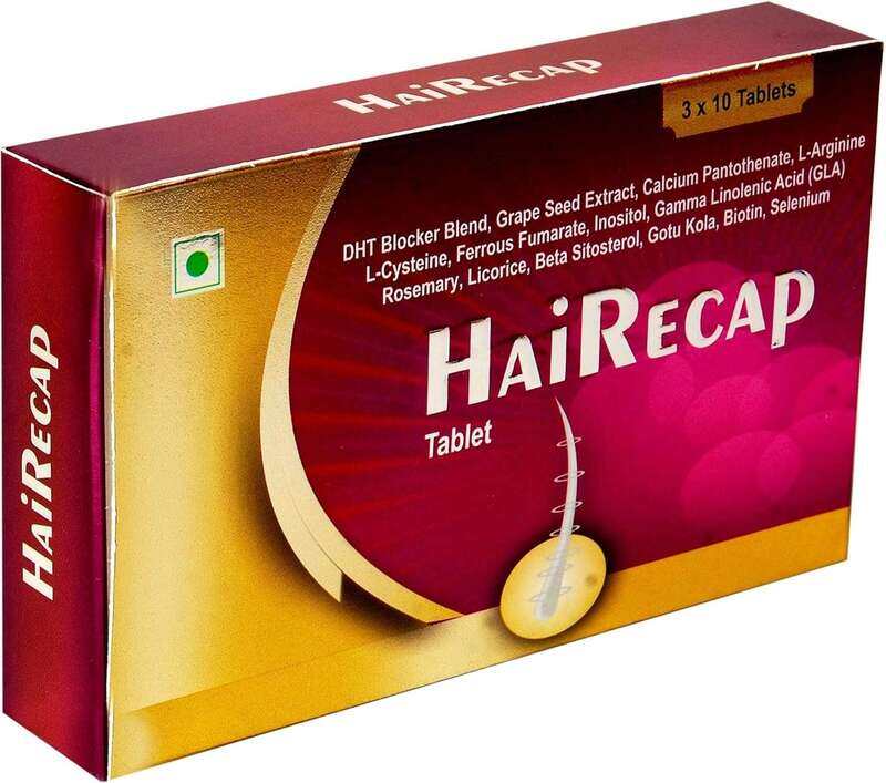 

Hairecap Tablets , Hair Strengthening Formula, 30 Tablets, Supports Hair Growth and Thickness