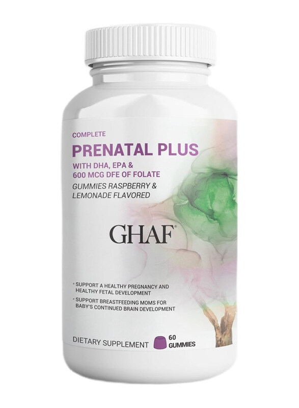 

Ghaf Complete Prenatal Multivitamin Gummy Plus, 60 Gummies